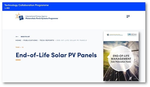 14 - End-of-life management of solar PV panels