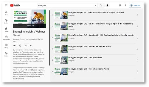 8 - EnergyBin Insights webinar series