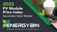 PV Module Price Index 2022