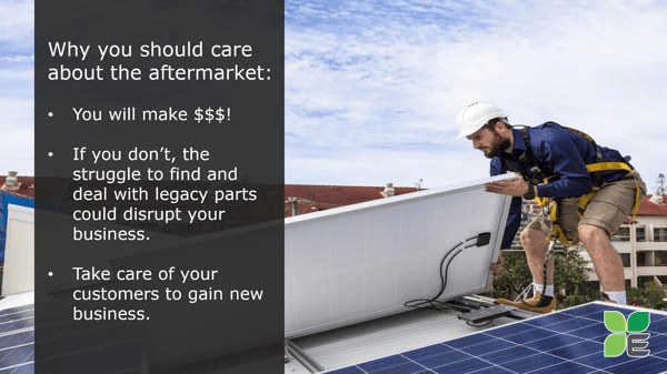 Take care of your customers through their solar system end-of-life