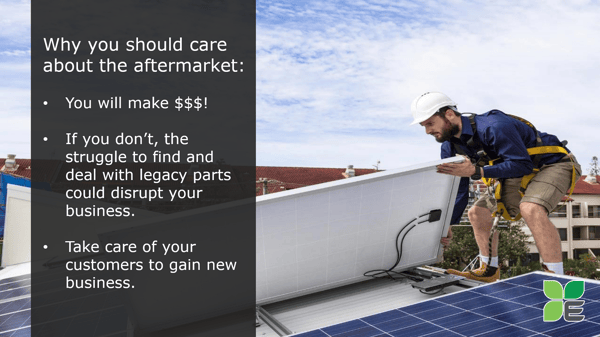 Take care of your customers through their solar system end-of-life