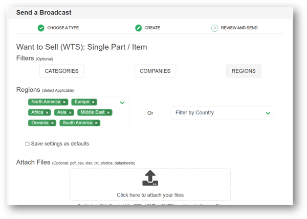 Send a Broadcast form_EnergyBin