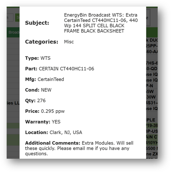 WTS CertainTeed Example_EnergyBin Broadcast