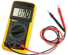 Yellow multimeter