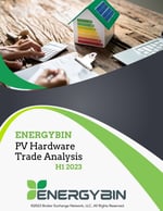 EnergyBin PV Hardware Trade Analysis H1 2023 PDF version