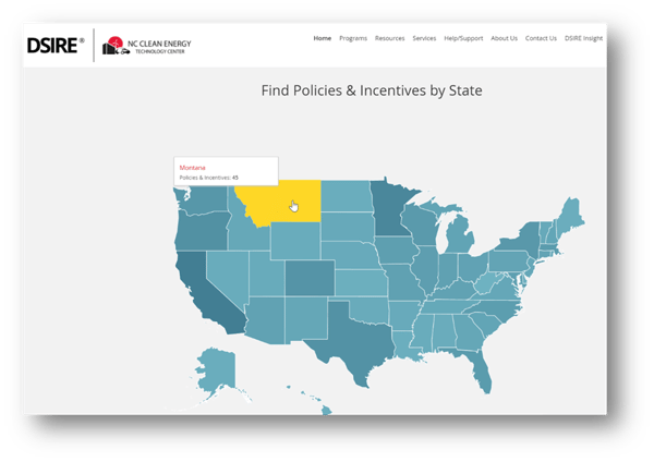 DSIRE_United States map