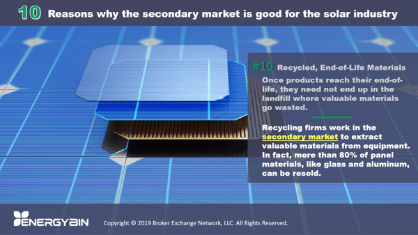 10 Reasons why the secondary market is good for the solar industry_10