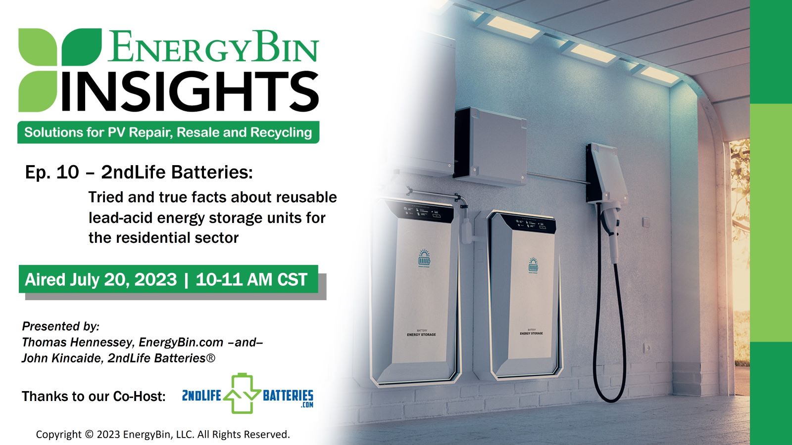 EB Insights Ep 10_2ndLife Batteries - Facts about reusable lead-acid energy storage units for the residential sector